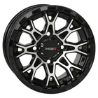 4/156 System Off-road ST-6 Wheel 14X7 4.0 + 3.0 Black/machined New. Price: $179.05.