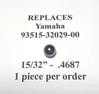 Yamaha Banshee Clutch Rod Ball Replaces 93515-32029-00 15/32" .4687" New. Price: $8.60.